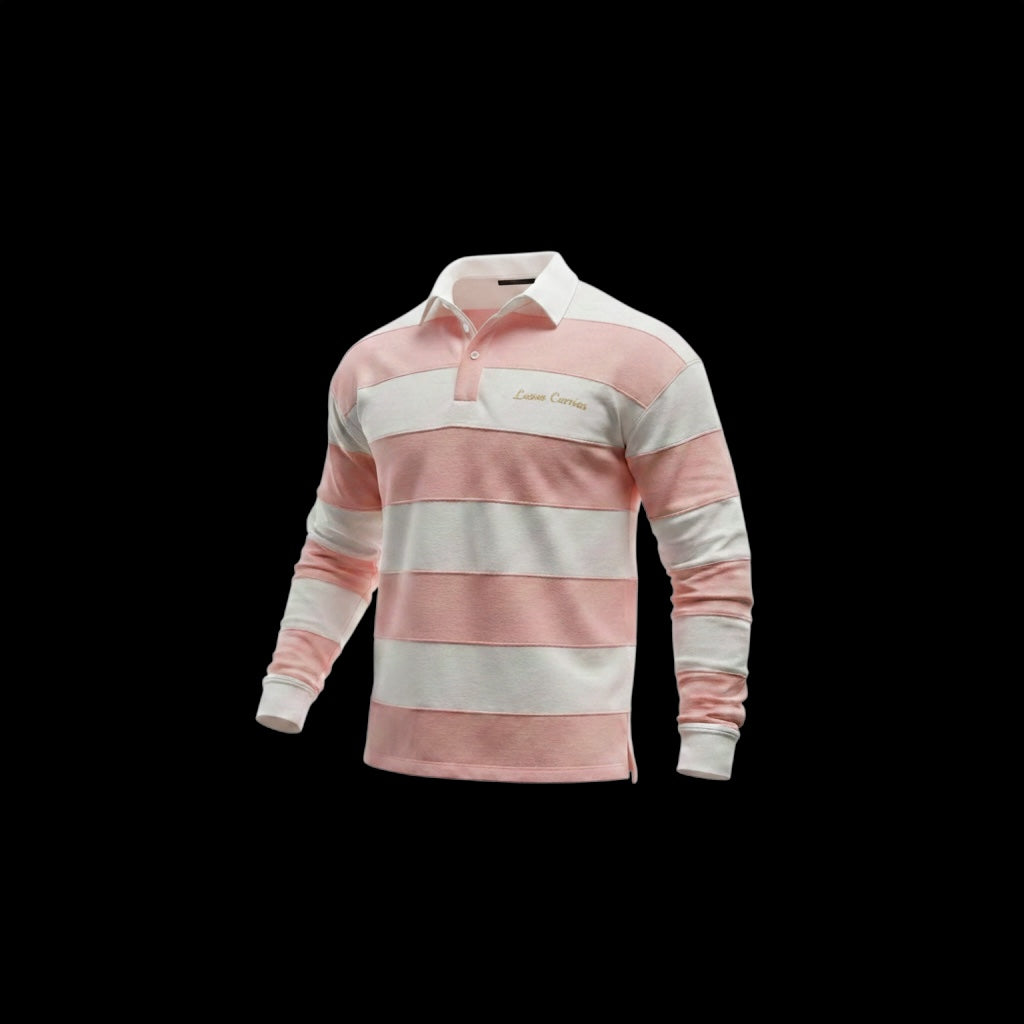 LC Striped Rugby Polo