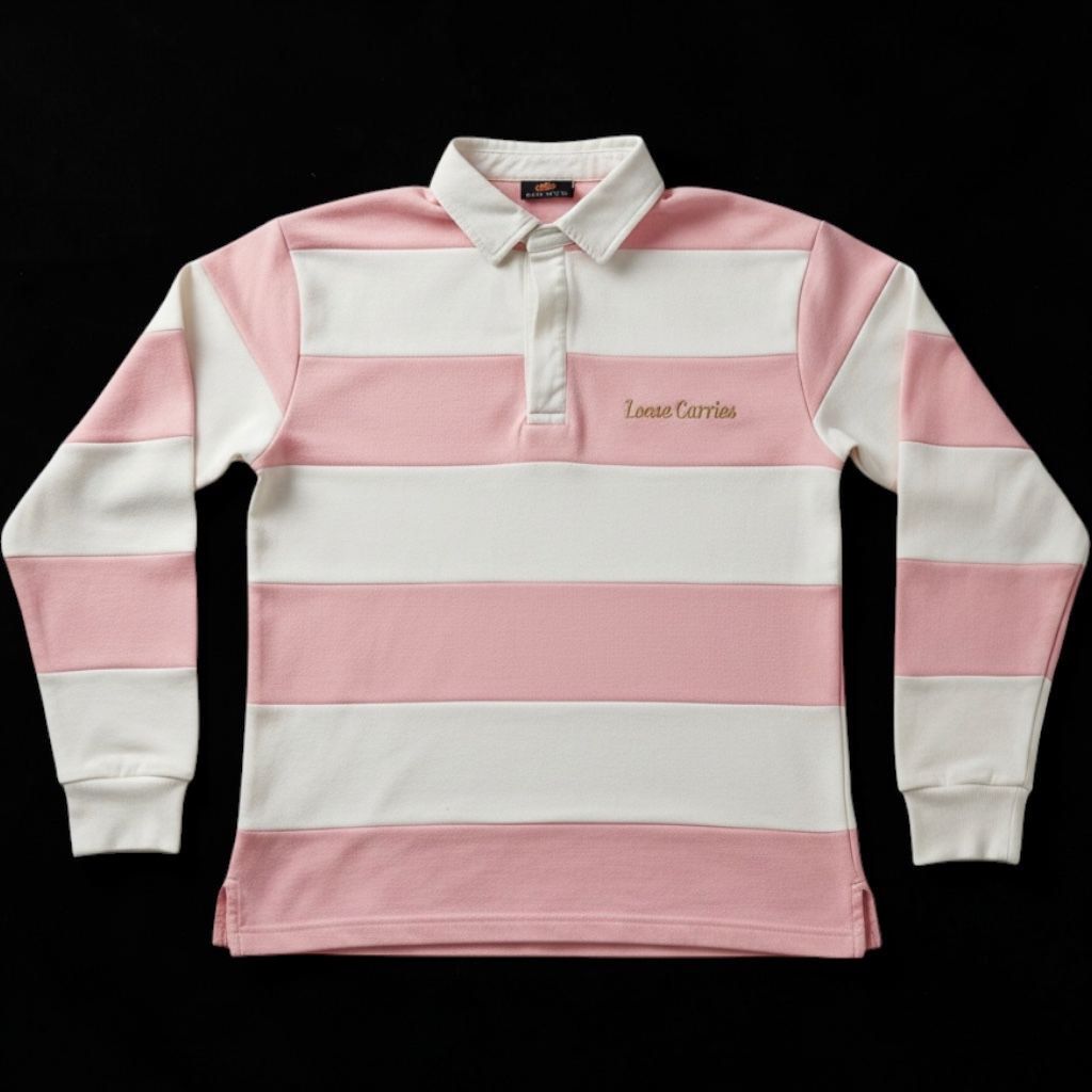 LC Striped Rugby Polo
