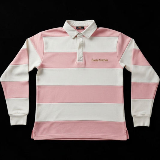 LC Striped Rugby Polo